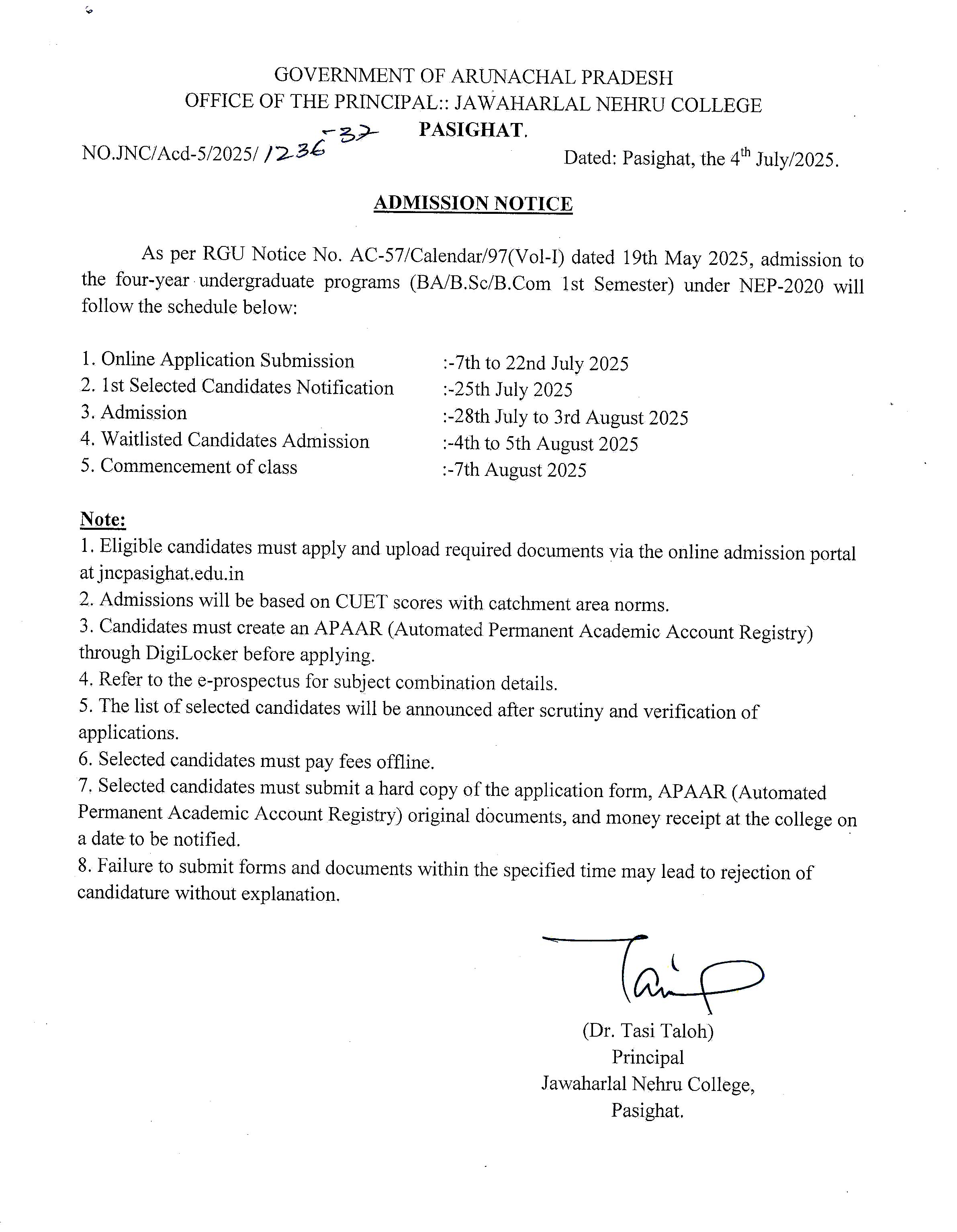 admission_notice